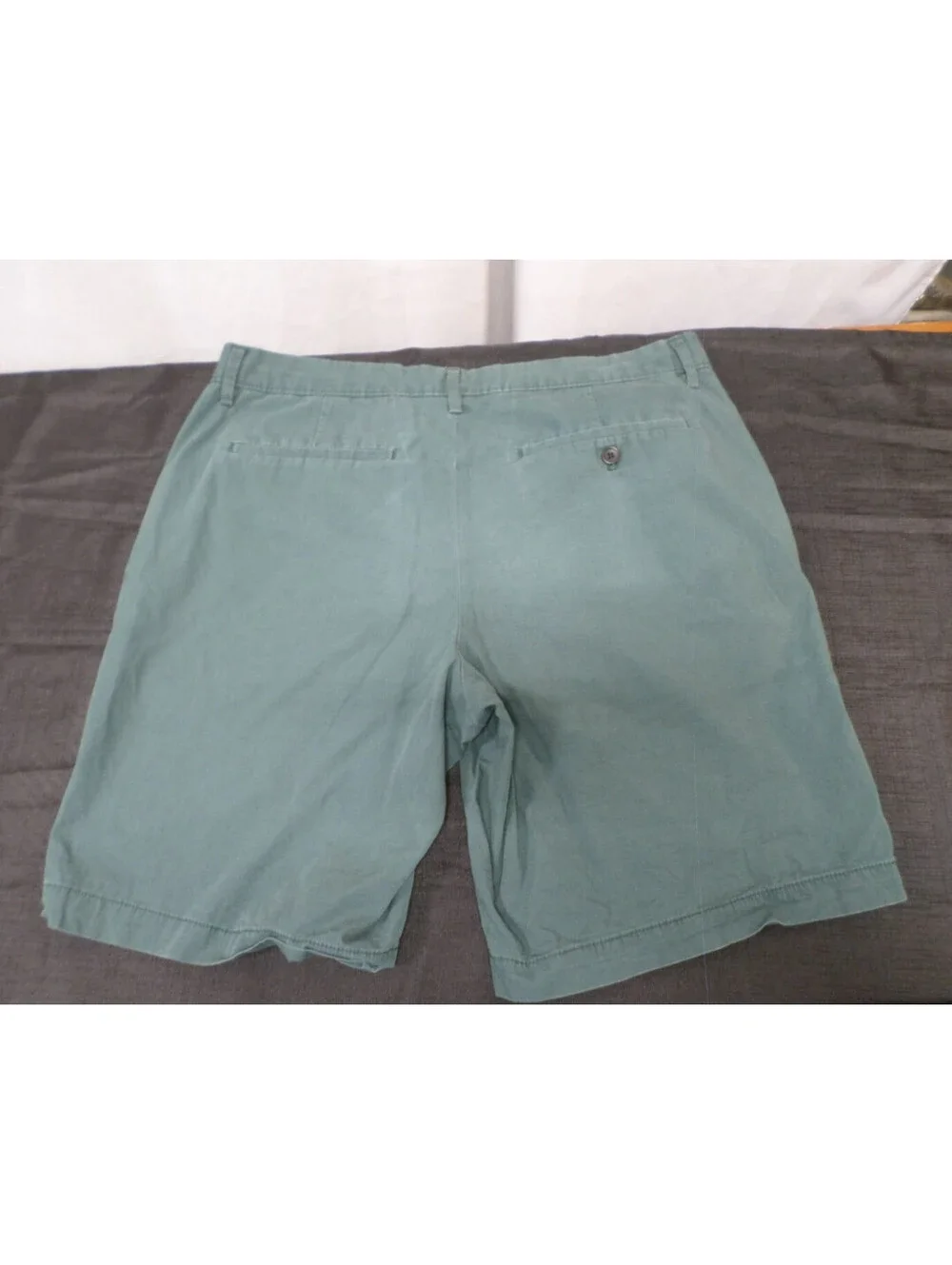DESINGER BANANA REPUBLIC AIDEN SHORT COTTON BLEND CASUAL WORK GREEN SHORTS 34